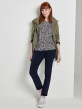 Gemusterte Bluse mit elastischem Bund - Frauen - colorful floral design Gemusterte Bluse mit elastischem Bund - Frauen - colorful floral design - 3 - TOM TAILOR