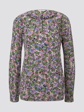 Gemusterte Bluse mit elastischem Bund - Frauen - colorful floral design Gemusterte Bluse mit elastischem Bund - Frauen - colorful floral design - 7 - TOM TAILOR
