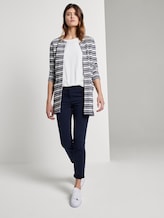 Blouse top with an adjustable waistband - Women - Whisper White Blouse top with an adjustable waistband - Women - Whisper White - 3 - TOM TAILOR