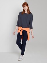 Blusenshirt mit verstellbarem Bund - Frauen - Sky Captain Blue Blusenshirt mit verstellbarem Bund - Frauen - Sky Captain Blue - 3 - TOM TAILOR