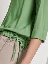 Blusenshirt mit verstellbarem Bund - Frauen - sundried turf green Blusenshirt mit verstellbarem Bund - Frauen - sundried turf green - 10 - TOM TAILOR