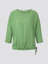 Blusenshirt mit verstellbarem Bund - Frauen - sundried turf green Blusenshirt mit verstellbarem Bund - Frauen - sundried turf green - 7 - TOM TAILOR