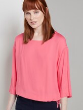 Blouse top met verstelbare tailleband - Vrouwen - charming pink Blouse top met verstelbare tailleband - Vrouwen - charming pink - 5 - TOM TAILOR