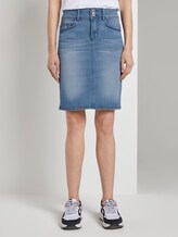 Mini Jeansrock - Frauen - mid stone wash denim Mini Jeansrock - Frauen - mid stone wash denim - 1 - TOM TAILOR