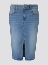Midi Jeansrock mit Schlitz - Frauen - Blue Denim Midi Jeansrock mit Schlitz - Frauen - Blue Denim - 7 - TOM TAILOR