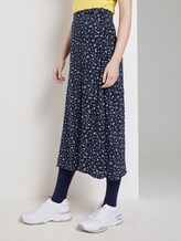 Gemusterter Midirock in Wickel-Optik - Frauen - navy green flower design Gemusterter Midirock in Wickel-Optik - Frauen - navy green flower design - 11 - TOM TAILOR