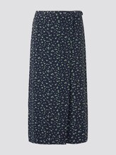 Gemusterter Midirock in Wickel-Optik - Frauen - navy green flower design Gemusterter Midirock in Wickel-Optik - Frauen - navy green flower design - 7 - TOM TAILOR