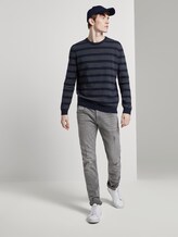 Gestreifter Strickpullover - Männer - navy mini jacquard stripe Gestreifter Strickpullover - Männer - navy mini jacquard stripe - 3 - TOM TAILOR Denim
