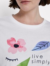 T-Shirt mit floralem Print - Frauen - Whisper White T-Shirt mit floralem Print - Frauen - Whisper White - 9 - TOM TAILOR