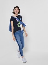 T-Shirt mit floralem Print - Frauen - Sky Captain Blue T-Shirt mit floralem Print - Frauen - Sky Captain Blue - 3 - TOM TAILOR