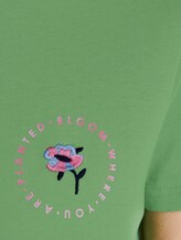 T-Shirt mit floralem Print - Frauen - sundried turf green T-Shirt mit floralem Print - Frauen - sundried turf green - 9 - TOM TAILOR