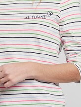 Gestreiftes Langarmshirt mit Print - Frauen - offwhite multicolor stripe Gestreiftes Langarmshirt mit Print - Frauen - offwhite multicolor stripe - 10 - TOM TAILOR