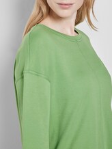 Cotton shirt with contrasting seams - Women - sundried turf green Cotton shirt with contrasting seams - Women - sundried turf green - 10 - TOM TAILOR
