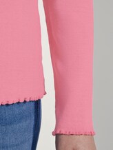 Langarm Henley-Shirt in Ripp-Optik - Frauen - charming pink Langarm Henley-Shirt in Ripp-Optik - Frauen - charming pink - 10 - TOM TAILOR