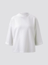 Shirt mit Rollkragen im Boxy-Fit - Frauen - Whisper White Shirt mit Rollkragen im Boxy-Fit - Frauen - Whisper White - 7 - TOM TAILOR