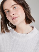 Shirt mit Rollkragen im Boxy-Fit - Frauen - Whisper White Shirt mit Rollkragen im Boxy-Fit - Frauen - Whisper White - 9 - TOM TAILOR