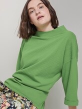 Shirt mit Rollkragen im Boxy-Fit - Frauen - sundried turf green Shirt mit Rollkragen im Boxy-Fit - Frauen - sundried turf green - 5 - TOM TAILOR