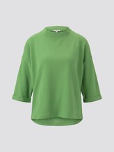 Shirt mit Rollkragen im Boxy-Fit - Frauen - sundried turf green Shirt mit Rollkragen im Boxy-Fit - Frauen - sundried turf green - 7 - TOM TAILOR