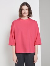 Shirt mit Rollkragen im Boxy-Fit - Frauen - charming pink Shirt mit Rollkragen im Boxy-Fit - Frauen - charming pink - 1 - TOM TAILOR