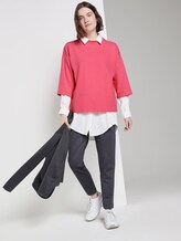 Shirt mit Rollkragen im Boxy-Fit - Frauen - charming pink Shirt mit Rollkragen im Boxy-Fit - Frauen - charming pink - 3 - TOM TAILOR
