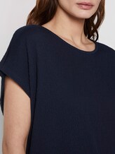 T-Shirt in Crincle-Optik - Frauen - Sky Captain Blue T-Shirt in Crincle-Optik - Frauen - Sky Captain Blue - 9 - TOM TAILOR