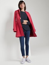 Strukturiertes Sweatshirt verstellbarem Bund - Frauen - Sky Captain Blue Strukturiertes Sweatshirt verstellbarem Bund - Frauen - Sky Captain Blue - 3 - TOM TAILOR