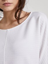Sweatshirt mit Ottoman-Struktur - Frauen - Whisper White Sweatshirt mit Ottoman-Struktur - Frauen - Whisper White - 9 - TOM TAILOR