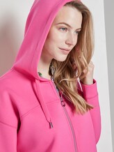 Sweatjacke mit Kapuze - Frauen - charming pink Sweatjacke mit Kapuze - Frauen - charming pink - 10 - TOM TAILOR