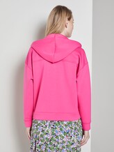 Sweatjacke mit Kapuze - Frauen - charming pink Sweatjacke mit Kapuze - Frauen - charming pink - 2 - TOM TAILOR