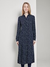 Midi Hemdkleid mit floralem Muster - Frauen - navy green flower design Midi Hemdkleid mit floralem Muster - Frauen - navy green flower design - 1 - TOM TAILOR