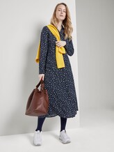 Midi Hemdkleid mit floralem Muster - Frauen - navy green flower design Midi Hemdkleid mit floralem Muster - Frauen - navy green flower design - 3 - TOM TAILOR