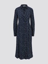 Midi Hemdkleid mit floralem Muster - Frauen - navy green flower design Midi Hemdkleid mit floralem Muster - Frauen - navy green flower design - 7 - TOM TAILOR