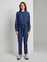 Utility Jeans-Jumpsuit - Frauen - dark stone wash denim Utility Jeans-Jumpsuit - Frauen - dark stone wash denim - 1 - TOM TAILOR