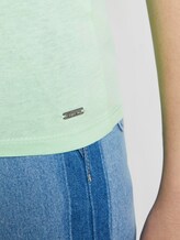 Jersey T-Shirt mit Schrift-Print - Frauen - soft neo green Jersey T-Shirt mit Schrift-Print - Frauen - soft neo green - 10 - TOM TAILOR Denim