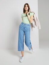 Jersey T-Shirt mit Schrift-Print - Frauen - soft neo green Jersey T-Shirt mit Schrift-Print - Frauen - soft neo green - 3 - TOM TAILOR Denim