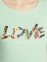 Jersey T-Shirt mit Schrift-Print - Frauen - soft neo green Jersey T-Shirt mit Schrift-Print - Frauen - soft neo green - 9 - TOM TAILOR Denim