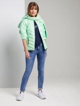 T-Shirt mit Schrift-Print - Frauen - Real Navy Blue T-Shirt mit Schrift-Print - Frauen - Real Navy Blue - 3 - TOM TAILOR Denim