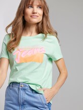 T-Shirt mit Print - Frauen - soft neo green T-Shirt mit Print - Frauen - soft neo green - 5 - TOM TAILOR Denim