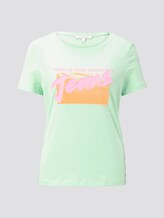 T-Shirt mit Print - Frauen - soft neo green T-Shirt mit Print - Frauen - soft neo green - 7 - TOM TAILOR Denim