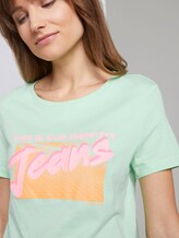 T-Shirt mit Print - Frauen - soft neo green T-Shirt mit Print - Frauen - soft neo green - 9 - TOM TAILOR Denim