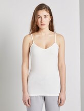 Basic Top mit Spaghettiträgern - Frauen - Gardenia White Basic Top mit Spaghettiträgern - Frauen - Gardenia White - 1 - TOM TAILOR Denim