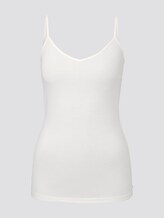 Basic Top mit Spaghettiträgern - Frauen - Gardenia White Basic Top mit Spaghettiträgern - Frauen - Gardenia White - 7 - TOM TAILOR Denim