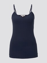 Basic Top mit Spaghettiträgern - Frauen - Real Navy Blue Basic Top mit Spaghettiträgern - Frauen - Real Navy Blue - 7 - TOM TAILOR Denim