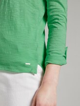 T-shirt with a V-neckline - Women - dusty apple green T-shirt with a V-neckline - Women - dusty apple green - 10 - TOM TAILOR Denim