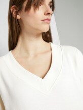 Sweater mit V-Ausschnitt - Frauen - Gardenia White Sweater mit V-Ausschnitt - Frauen - Gardenia White - 9 - TOM TAILOR Denim
