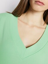 Sweater mit V-Ausschnitt - Frauen - soft neo green Sweater mit V-Ausschnitt - Frauen - soft neo green - 9 - TOM TAILOR Denim