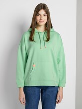 Oversized Sweat-Hoodie - Frauen - soft neo green Oversized Sweat-Hoodie - Frauen - soft neo green - 1 - TOM TAILOR Denim