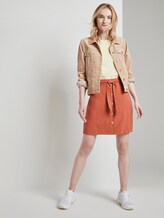 Cargo Rock mit Gürtel - Frauen - fox orange Cargo Rock mit Gürtel - Frauen - fox orange - 3 - TOM TAILOR Denim