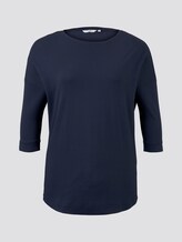 T-shirt with bat sleeves - Women - Real Navy Blue T-shirt with bat sleeves - Women - Real Navy Blue - 7 - My True Me