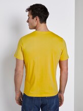 T-Shirt mit Schrift-Print - Männer - Californian Yellow T-Shirt mit Schrift-Print - Männer - Californian Yellow - 2 - TOM TAILOR